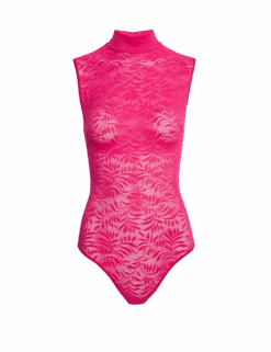 Flexifit™ Lace Sleeveless Turtle Neck Body -Marks And Spencer Shop flexifit lace sleeveless turtle neck body 1