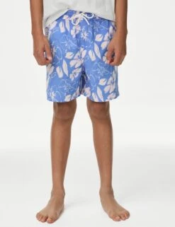 Floral Swim Shorts (6-16 Yrs) -Marks And Spencer Shop floral swim shorts 6 16 yrs 1 10