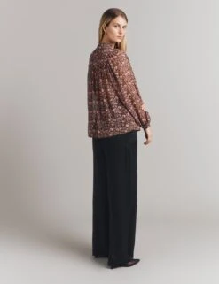 Ghost Floral Tie Neck Blouse -Marks And Spencer Shop floral tie neck blouse 6