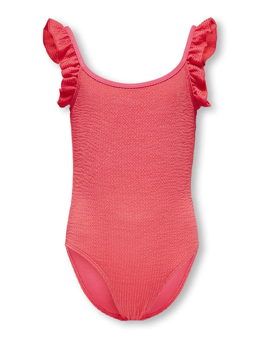 Frill Textured Swimsuit (7-14 Yrs) 4 Frill Textured Swimsuit (7-14 Yrs) - Image 4