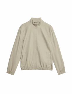 Funnel Neck 360 Flex Bomber Jacket -Marks And Spencer Shop funnel neck 360 flex bomber jacket 1