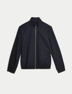 Funnel Neck 360 Flex Bomber Jacket -Marks And Spencer Shop funnel neck 360 flex bomber jacket 10