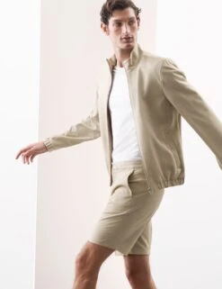 Funnel Neck 360 Flex Bomber Jacket -Marks And Spencer Shop funnel neck 360 flex bomber jacket 15