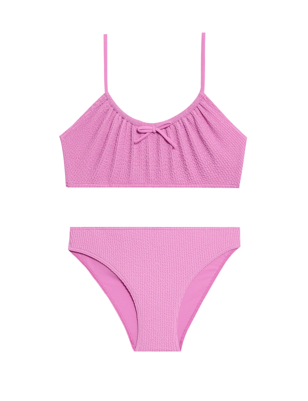 Glitter Crinkle Halterneck Bikini (6-16 Yrs) 4 Glitter Crinkle Halterneck Bikini (6-16 Yrs) - Image 4