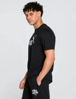 Puma Graphic Logo Pure Cotton Crew Neck T-Shirt -Marks And Spencer Shop graphic logo pure cotton crew neck t shirt 9