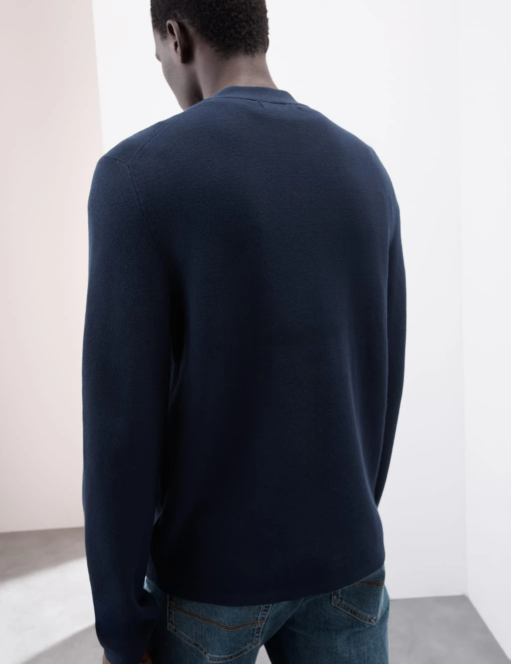 Half Zip Mock Neck Jumper 7 Half Zip Mock Neck Jumper - Image 7