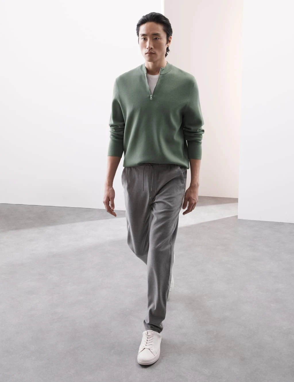 Half Zip Mock Neck Jumper 12 Half Zip Mock Neck Jumper - Image 12