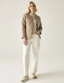 Regatta Harletta Collarless Padded Puffer Jacket -Marks And Spencer Shop harletta collarless padded puffer jacket 15