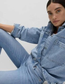 High Waisted Slim Flare Cropped Jeans -Marks And Spencer Shop high waisted slim flare cropped jeans 15