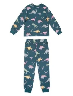 Jersey Dinosaur Print Pyjamas (1-12 Yrs) -Marks And Spencer Shop jersey dinosaur print pyjamas 1 12 yrs 1 5