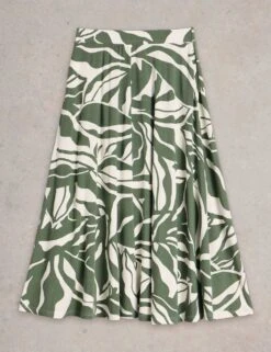 WHITE STUFF Jersey Printed Maxi Circle Skirt -Marks And Spencer Shop jersey printed maxi circle skirt 7