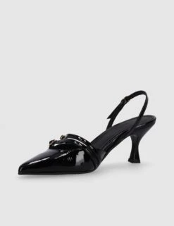 ALOHAS Joelle Onix Leather Patent Slingback Shoes -Marks And Spencer Shop joelle onix leather patent slingback shoes 12