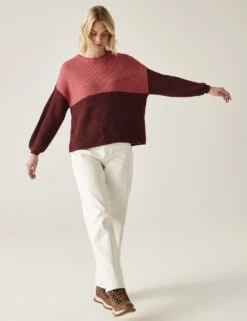 Regatta Kamaria Colour Block Relaxed Jumper -Marks And Spencer Shop kamaria colour block relaxed jumper 14