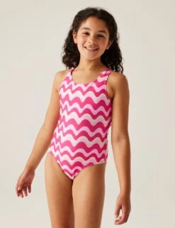 Regatta Katrisse Patterned Swimsuit (3-14 Yrs) -Marks And Spencer Shop katrisse patterned swimsuit 3 14 yrs 1 15