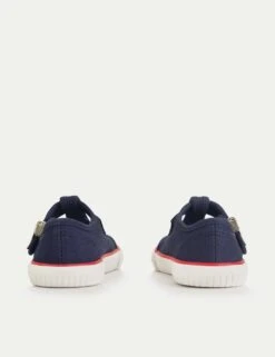 Kids' Canvas T-Bar Shoes (4 Small - 10 Small) -Marks And Spencer Shop kids canvas t bar shoes 4 small 10 small 1 9