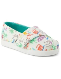 Toms Kids' Doodle Print Riptape Espadrilles (4 Small - 2 Large) 39 Toms Kids' Doodle Print Riptape Espadrilles (4 Small - 2 Large) -Marks And Spencer Shop kids doodle print riptape espadrilles 4 small 2 large 1 19