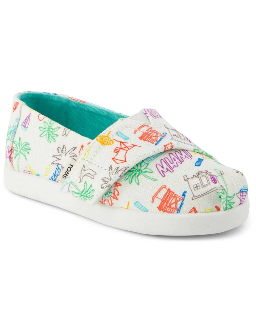 Toms Kids' Doodle Print Riptape Espadrilles (4 Small - 2 Large) 20 Toms Kids' Doodle Print Riptape Espadrilles (4 Small - 2 Large) - Image 20