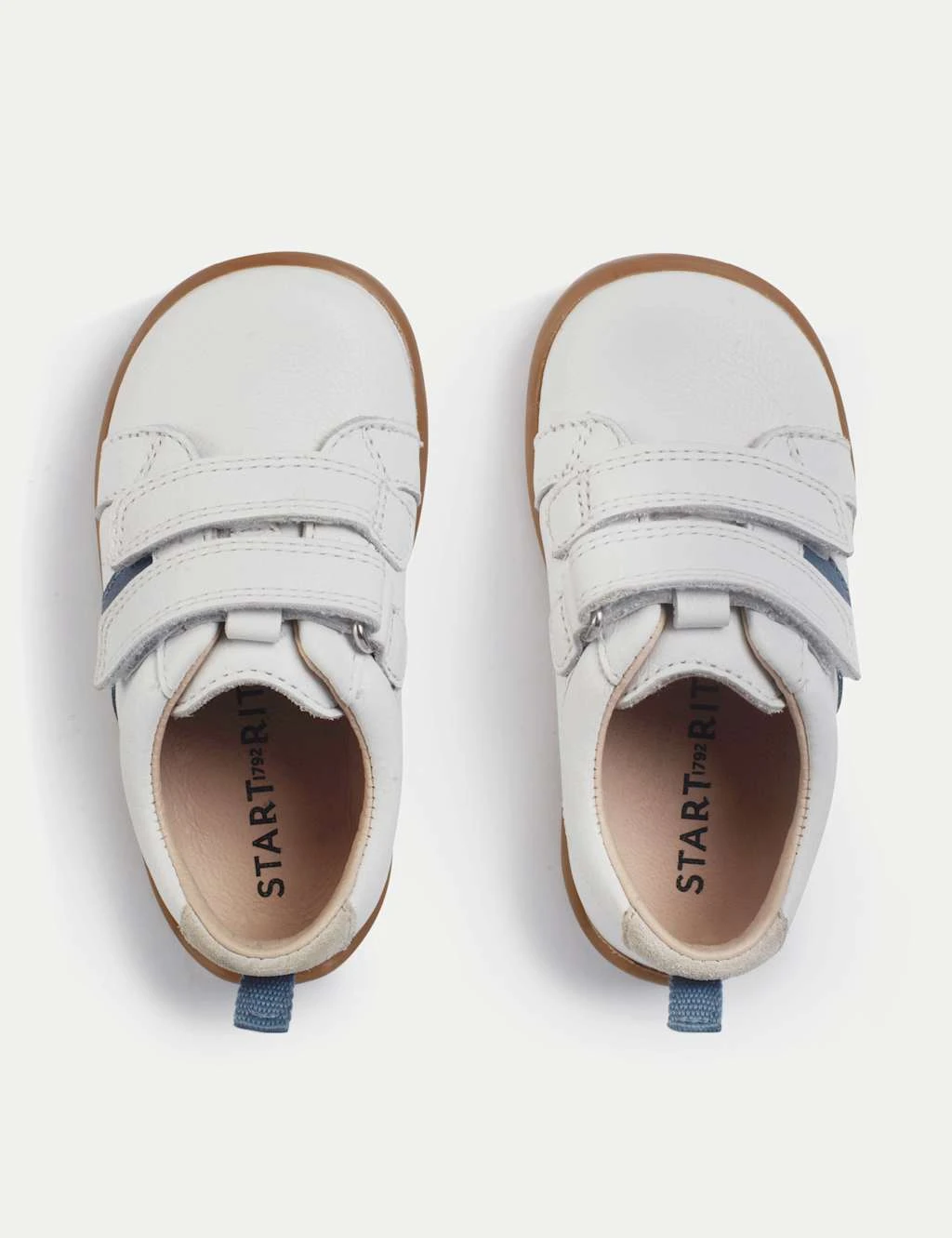 Kids' Leather Riptape Trainers (4 Small - 8 Small) 11 Kids' Leather Riptape Trainers (4 Small - 8 Small) - Image 11