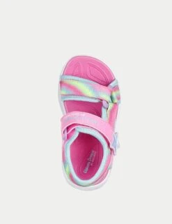 Skechers Kids' Light-up Unicorn Riptape Sandals (4 Small - 4 Large) -Marks And Spencer Shop kids light up unicorn riptape sandals 4 small 4 large 1 9