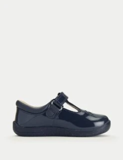 Kids' Patent Riptape T-Bar Shoes (4 Small - 8 Small) -Marks And Spencer Shop kids patent riptape t bar shoes 4 small 8 small 1 8