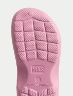 Kids' Plain Chunky Clogs (3 Large - 6 Large) -Marks And Spencer Shop kids plain chunky clogs 3 large 6 large 1 6