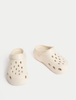 Kids' Plain Chunky Clogs (3 Large - 6 Large) -Marks And Spencer Shop kids plain chunky clogs 3 large 6 large 1 8