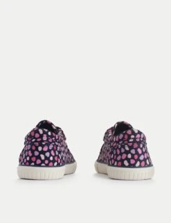 Kids' Splash Print Canvas Riptape Trainers (6 Small - 3 Large) -Marks And Spencer Shop kids splash print canvas riptape trainers 6 small 3 large 1 9
