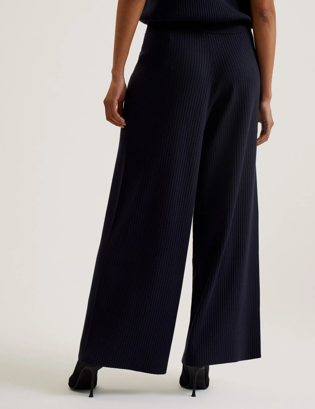 Ted Baker Ellenr Knitted Wide Leg Trouser 4 Ted Baker Ellenr Knitted Wide Leg Trouser - Image 4