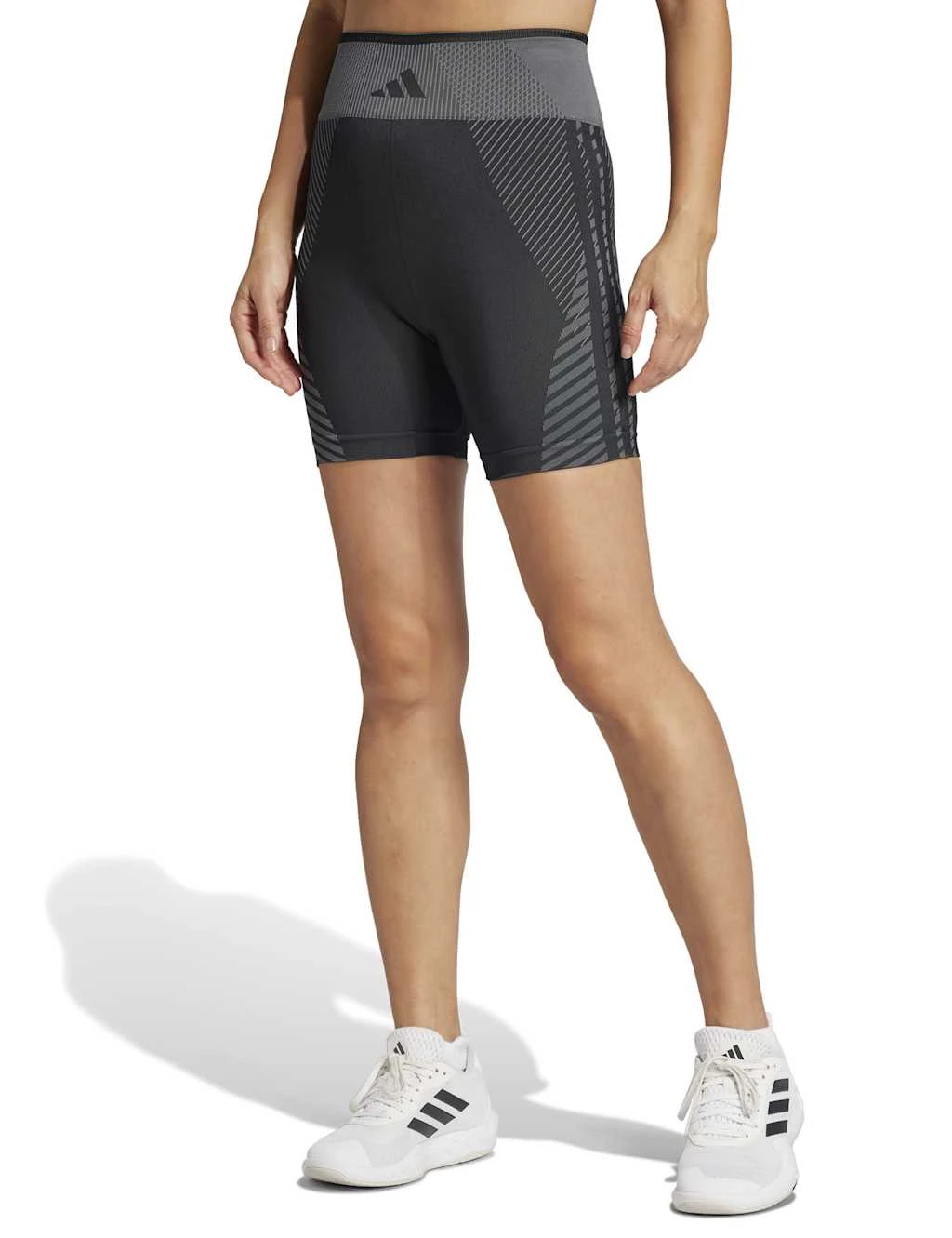 ADIDAS Knitted Training 5 High Waisted Shorts 13 ADIDAS Knitted Training 5 High Waisted Shorts - Image 13
