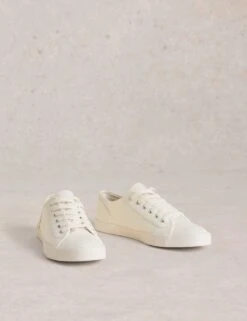 WHITE STUFF Lace Up Plimsoll Trainers 22 WHITE STUFF Lace Up Plimsoll Trainers -Marks And Spencer Shop lace up plimsoll trainers 10