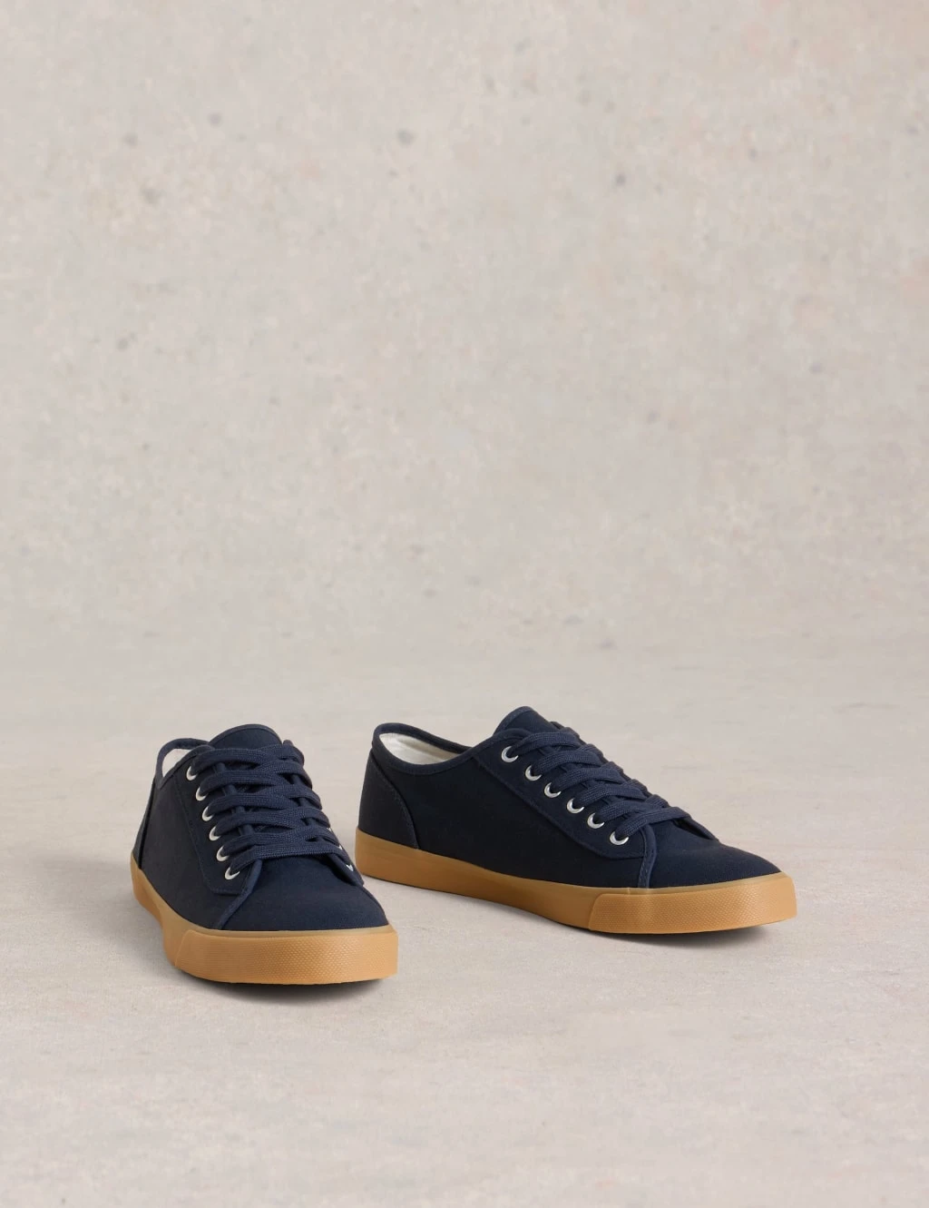 WHITE STUFF Lace Up Plimsoll Trainers 5 WHITE STUFF Lace Up Plimsoll Trainers - Image 5