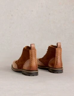 WHITE STUFF Leather Brogue Boots -Marks And Spencer Shop leather brogue boots 5