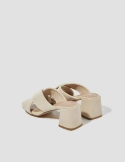 MONSOON Leather Crossover Block Heel Sandals -Marks And Spencer Shop leather crossover block heel sandals 4