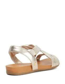 Dune London Leather Crossover Strappy Sandals -Marks And Spencer Shop leather crossover strappy wedge sandals 1