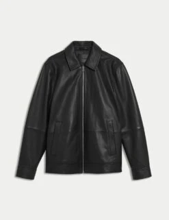 Leather Harrington Jacket -Marks And Spencer Shop leather harrington jacket 15