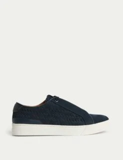 Jaeger Leather Interweave Trainers -Marks And Spencer Shop leather interweave trainers 11