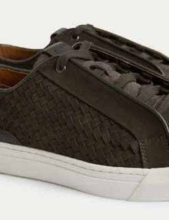 Jaeger Leather Interweave Trainers -Marks And Spencer Shop leather interweave trainers 5