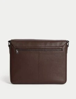 Leather Pebble Grain Messenger Bag 26 Leather Pebble Grain Messenger Bag -Marks And Spencer Shop leather pebble grain messenger bag 10