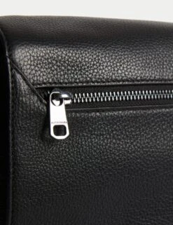 Leather Pebble Grain Messenger Bag 21 Leather Pebble Grain Messenger Bag -Marks And Spencer Shop leather pebble grain messenger bag 7