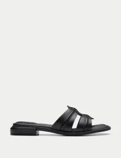 Clarks Leather Strappy Open Toe Mules -Marks And Spencer Shop leather strappy open toe mules 13