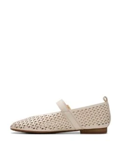 Clarks Leather Textured Mary Jane Ballet Pumps -Marks And Spencer Shop leather textured mary jane ballet pumps 12