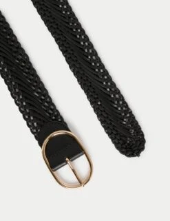 Leather Weave Jeans Belt -Marks And Spencer Shop leather weave jeans belt 5