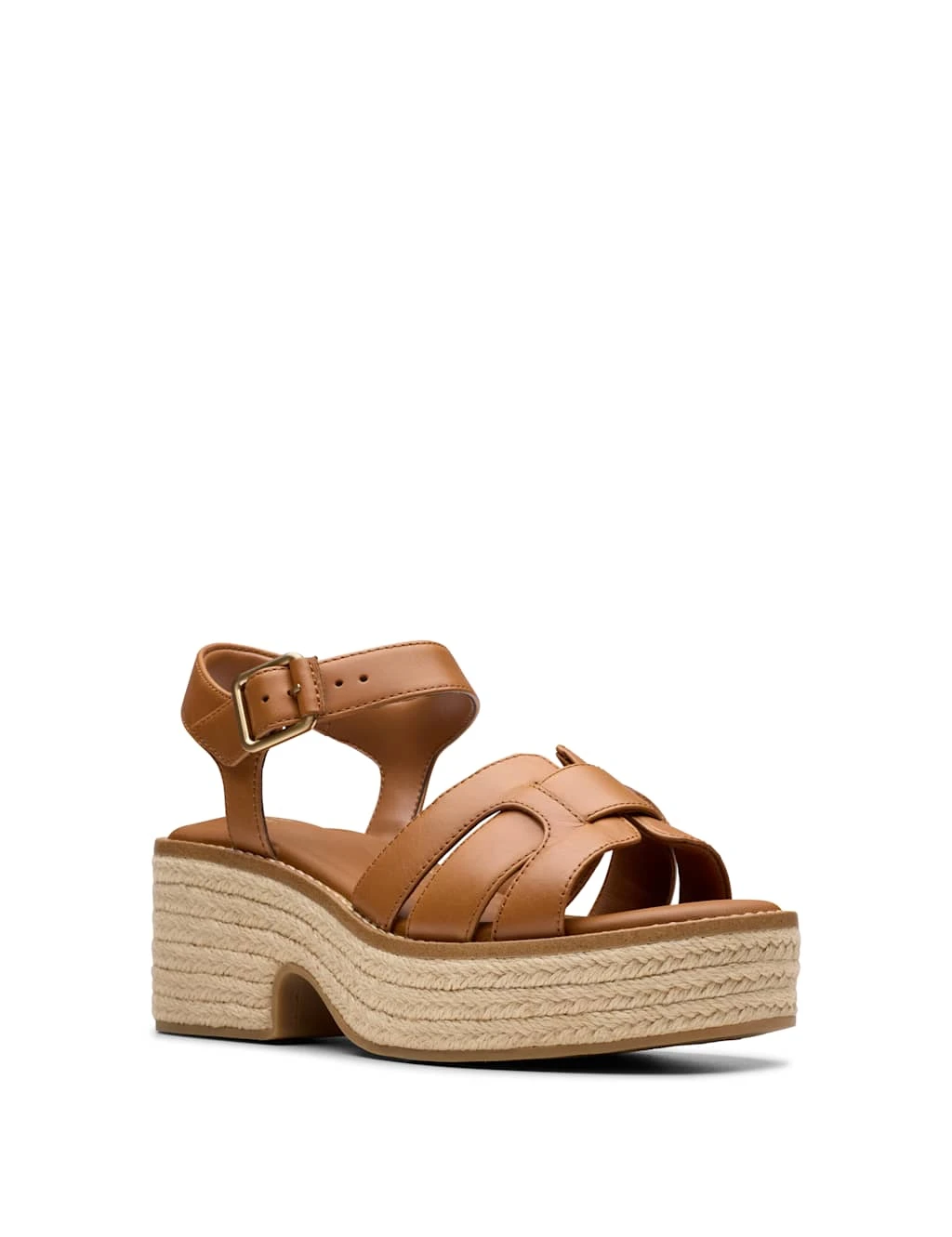 Clarks Leather Wedge Heel Espadrille Sandals 20 Clarks Leather Wedge Heel Espadrille Sandals - Image 20