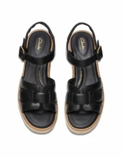 Clarks Leather Wedge Heel Espadrille Sandals 29 Clarks Leather Wedge Heel Espadrille Sandals -Marks And Spencer Shop leather wedge heel espadrille sandals 9