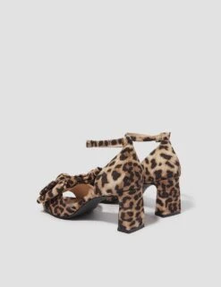 MONSOON Leopard Print Ankle Strap Block Heel Sandals -Marks And Spencer Shop leopard print ankle strap block heel sandals 4