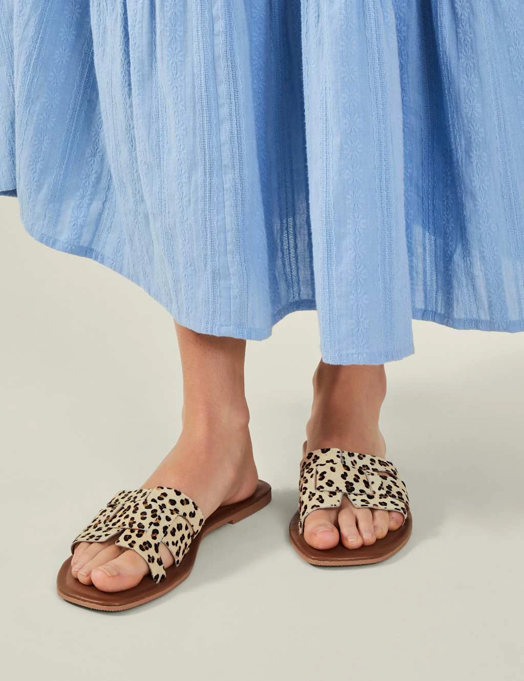 Accessorize Leopard Print Flat Sandals 5 Accessorize Leopard Print Flat Sandals - Image 5