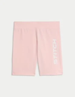 Lilo & Stitch™ Cycling Shorts (6-16 Yrs) -Marks And Spencer Shop lilo and stitch cycling shorts 6 16 yrs