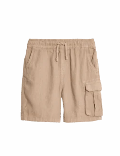 Linen Rich Elasticated Waist Shorts (2-8 Yrs) 16 Linen Rich Elasticated Waist Shorts (2-8 Yrs) -Marks And Spencer Shop linen rich elasticated waist shorts 2 8 yrs 1 1