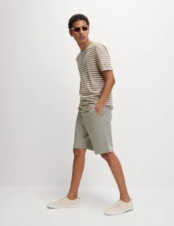 Loose Fit Stretch Chino Shorts 31 Loose Fit Stretch Chino Shorts -Marks And Spencer Shop loose fit stretch chino shorts 10