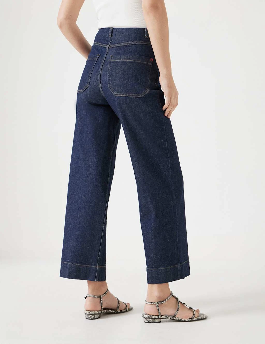Marla High Waisted Straight Leg Cropped Jeans 9 Marla High Waisted Straight Leg Cropped Jeans - Image 9